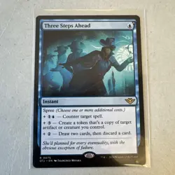 2024 Magic Outlaws Of Thunder Junction - #75 Three Steps Ahead Regular - NM - Image 1