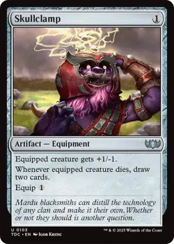 MTG Tarkir: Dragonstorm Commander - Skullclamp - Image 1
