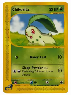 Chikorita - 100/165 Expedition 2002 - E-Reader WOTC - Pokemon TCG - Image 1