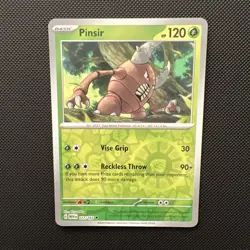 Pinsir - 127/165 - Reverse Holo Uncommon -Scarlet & Violet-151 - Pokemon Card NM - Image 2