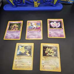 Vintage Pokemon Movie Promos X5 Cards 1999 WOTC Rare Cards pikachu mew mewtwo - Image 2
