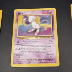 Vintage Pokemon Movie Promos X5 Cards 1999 WOTC Rare Cards pikachu mew mewtwo - Image 3