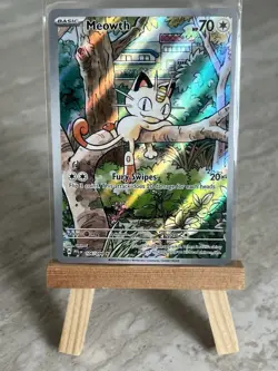 Pokemon TCG Meowth 106/094 Me02: Phantasmal Flames Holo (English) - NM - Image 1