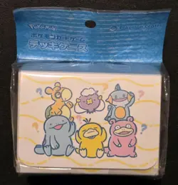 NEW OFFICIAL POKEMON CENTER JAPANESE DOWASURE DECK BOX PSYDUCK QUAGSIRE CHEWTLE - Image 1