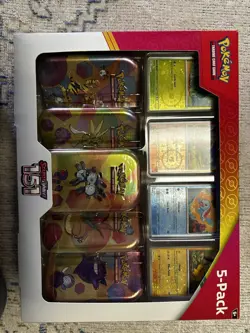 Pokemon Scarlet & Violet 151 Mini Tin 5-Pack, 2 boxes. - Image 3