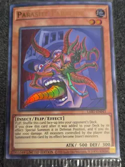 Yugioh Parasite Paracide LART-EN043 Ultra Rare Lost Art Promo - SEALED - Image 1