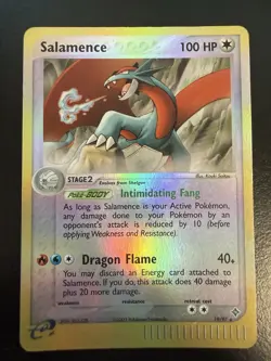 Pokemon TCG Salamence EX Dragon 19/97 Reverse Holo Rare Card MP - Image 1