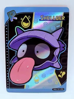 Pokemon Baby 151 Shellder Special Doujin Kawaii Holo Illustration Art Card - Image 1