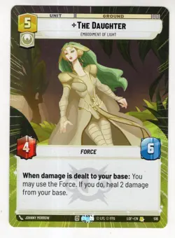 Star Wars Unlimited LotF Hyperspace Card LOF516 The Daughter - Image 1