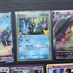 Pokemon bundle. Mimikyu bundle. Cards x14 Mimikyu 058/049 CHR Mimikyu vmax tg17 - Image 4