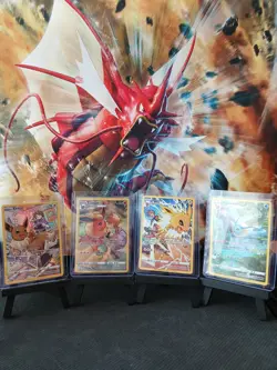 Eevee Flareon Vaporeon Jolteon Trainer Gallery Set Brilliant stars Pokemon Cards - Image 1