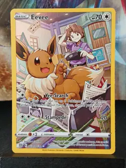 Eevee Flareon Vaporeon Jolteon Trainer Gallery Set Brilliant stars Pokemon Cards - Image 2