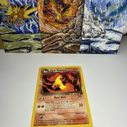 Dark Rapidash 44/82 Team Rocket Set Uncommon Pokemon Card WOTC NM Vintage - Image 1