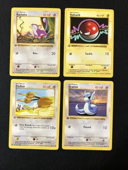 Doduo 048/102 1st Edition Never Played NM￼plus 3 Cards - Image 1