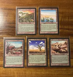 MTG✨MIRAGE Allied SAC/FETCH Dual LANDS SET✨Mirage NM 1996 UNCOMMON Vintage Lands - Image 1