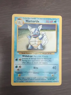 Pokemon TCG Wartortle Base Set Regular Card 42/102 - Image 1