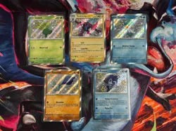 Lot Of 5 Pokemon Paldean Fates Baby Shiny Rare NM Promo, Finizen, oddish - Image 1