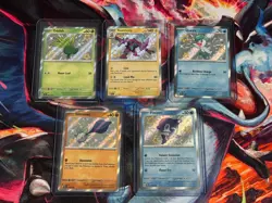 Lot Of 5 Pokemon Paldean Fates Baby Shiny Rare NM Promo, Finizen, oddish - Image 2