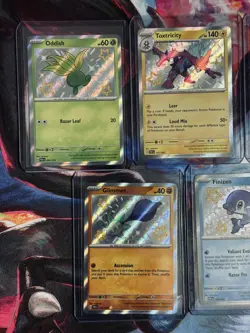 Lot Of 5 Pokemon Paldean Fates Baby Shiny Rare NM Promo, Finizen, oddish - Image 4