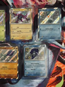 Lot Of 5 Pokemon Paldean Fates Baby Shiny Rare NM Promo, Finizen, oddish - Image 5