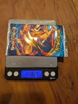 Pokemon TCG XY Evolutions Sealed Booster Pack (6 Booster packs) Weights in photo - Image 5