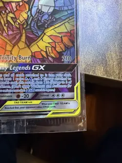 Pokemon TCG Moltres Zapdos Articuno GX SM210 Stained Glass Promos Holo Sealed - Image 3