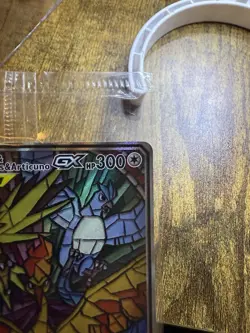 Pokemon TCG Moltres Zapdos Articuno GX SM210 Stained Glass Promos Holo Sealed - Image 4