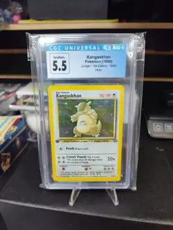 KANGASKHAN JUNGLE 5/64 1ST EDITION (1999) CGC 5.5 HOLO RARE POKEMON - Image 1