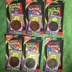 Pokemon Phantasmal Flames Whimsicott Booster Promo Pack lot of 6 - Image 1