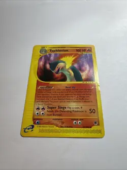 Typhlosion 65/165 Expedition Base Set Non-Holo 2002 WOTC Vintage Pokemon MPP - Image 2