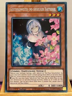 Geisterschweester Und Gruseliger Hartriegel RA03-DE020 Secret Rare DE NM YUGIOH - Image 1