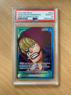 Donquixote Rosinante (OP05-022 L) Alt Art PSA 10 (88543404) - One Piece - Image 1