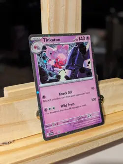 Tinkaton 140 Pokemon Card - Stellar Crown Black Star Promo Reverse Holo NM/M - Image 2