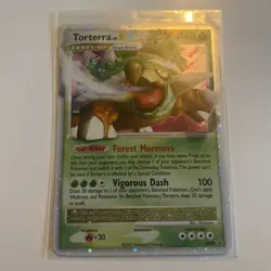 Torterra LV X DP09 Diamond and Pearl 2007 Holo Rare Pokemon Card - Image 1