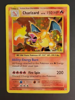 Charizard - 11/108 - Pokemon Evolutions XY Holo Rare Card MP/LP - Image 1