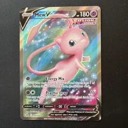 Mew V 250/264 Pokemon Fusion Strike Holo Full Art Card - Image 1