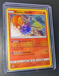Shining Ho-Oh Sm70 Sm Holo Promo Pokemon Card - Exl./NM Condition - Image 1