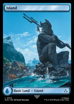 Hero Deal, English - 4 x MTG Island (0104) Universes Beyond: Assassin's Creed - Image 1