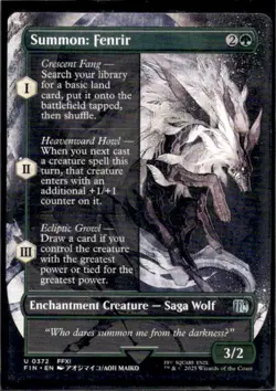 Summon: Fenrir (Borderless) Final Fantasy Regular - Image 1