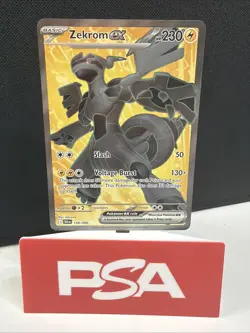 Pokemon TCG Zekrom EX 158/086 Scarlet Violet Black Bolt Ultra Rare Full Art - Image 1