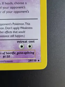 Pokemon TCG Mewtwo Legendary Collection 29/110 Regular Rare LP+ - Image 5