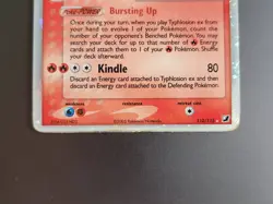 Typhlosion ex 110/115 Pokemon Ex Unseen Forces Ultra Rare MP - Image 3