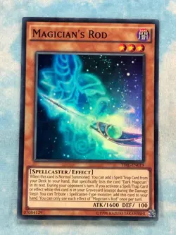 YUGIOH MAGICIAN'S ROD SUPER RARE NM TDIL-EN019 - Image 1