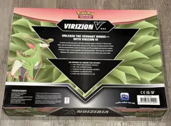 Pokemon TCG Virizion V Collection Box New Sealed 4 Booster Packs Promo Cards - Image 2