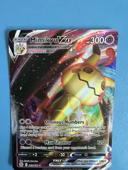 Pokemon Mimikyu VMAX Holo Ultra Rare TCG Card Brilliant Stars 069/172 - Image 1