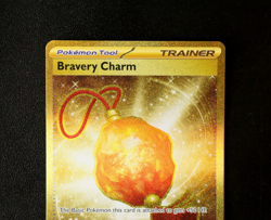 Pokemon Card TCG - Bravery Charm 175/142 - Stellar Crown - Hyper Rare - NM ⭐ - Image 2