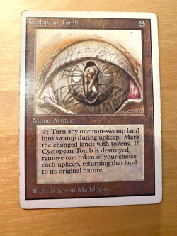 MTG Cyclopean Tomb Unlimited PL No.1 - Image 1