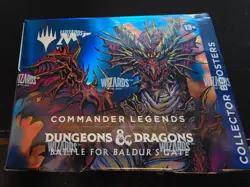 MTG COMMANDER LEGENDS BATTLE FOR BALDUR'S GATE COLLECTOR BOX 12 PACKS ENGLISH 195166181714 - Image 1