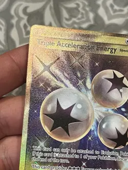 Triple Acceleration Energy - 234/214 - Pokemon Unbroken Bonds Sun Moon Secret NM - Image 2