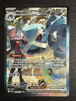 Steven's Metagross EX 289/217 SIR Illustration Pokemon Ascended Heroes Near Mint - Image 1